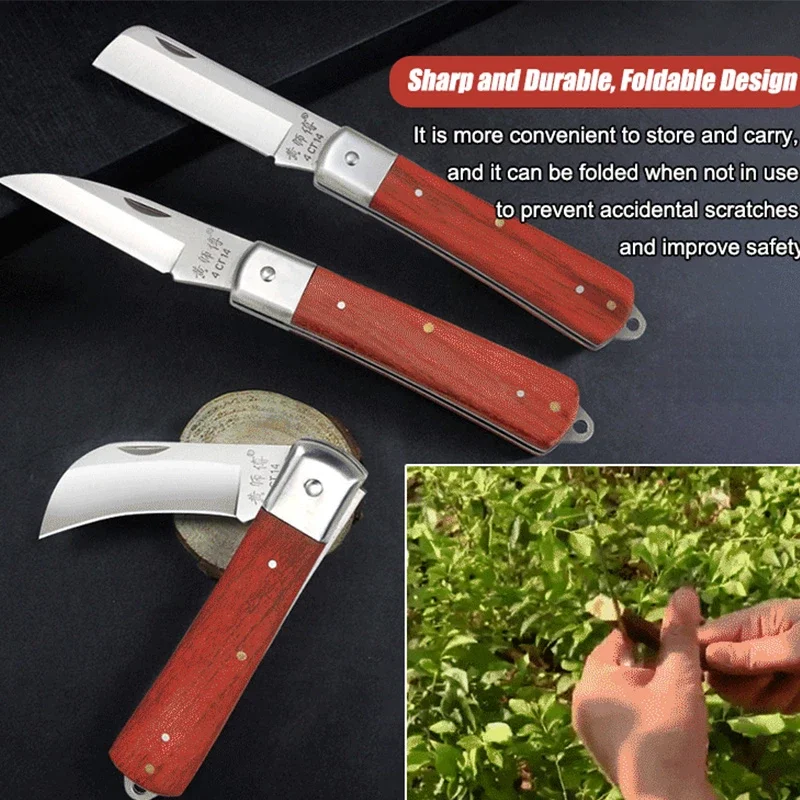 Grafting Professional Gardening Grafting Tools Bonsai Foldable Pruning Cutter Grafting Knife Handle Cutting Wooden Knife Pruning
Grafting Professional Gardening Grafting Tools Bonsai Foldable Pruning Cutter Grafting Knife Handle Cutting Wooden Knife Pruning