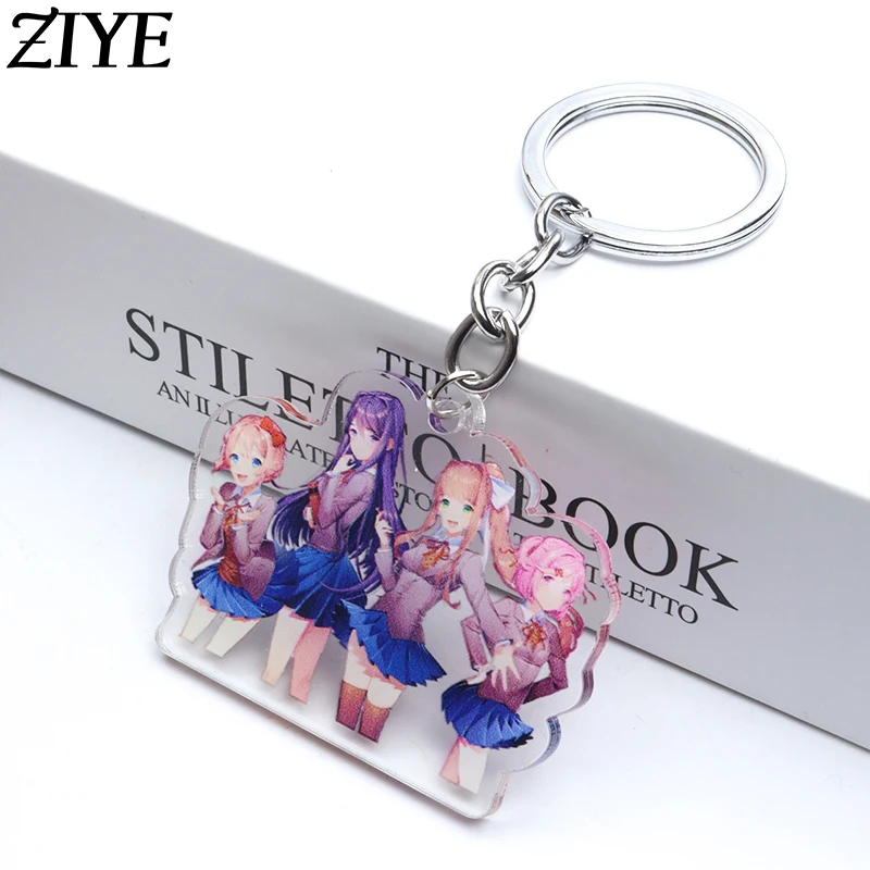 DDLC Anime Figure Acrylic Keychain Game Character Cartoon Cosplay Key Chain Keyrings Keys Bags Accessories Jewelry For Fans Gift
DDLC Anime Figure Acrylic Keychain Game Character Cartoon Cosplay Key Chain Keyrings Keys Bags Accessories Jewelry For Fans Gift