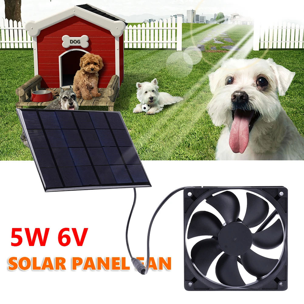 5W 6V Practical Exhaust Fan Solar Panel Kit with USB Exhaust Fan Air Extractor Portable Ventilator Household Cooling
5W 6V Practical Exhaust Fan Solar Panel Kit with USB Exhaust Fan Air Extractor Portable Ventilator Household Cooling