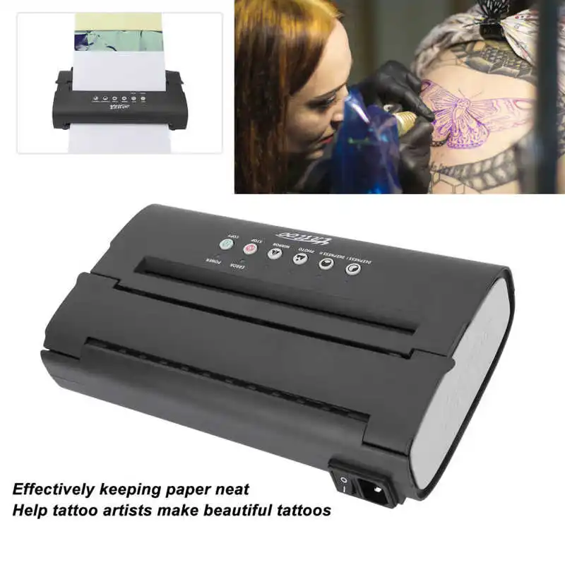 Tattoo Transfer Machine High Speed Low Noise Heat Dissipation Thermal Tattoo Pattern Copier Printer Copier
Tattoo Transfer Machine High Speed Low Noise Heat Dissipation Thermal Tattoo Pattern Copier Printer Copier