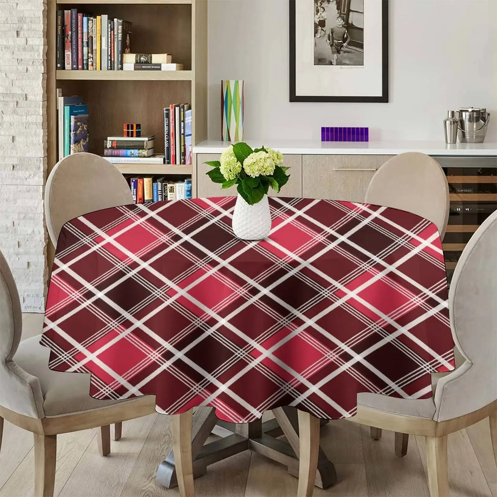 Round Tablecloth Thicken Desk Cloth Washable Table Cover Table Cloth for Kitchen Dinning Party Tabletop Decor Retro Plaid
Round Tablecloth Thicken Desk Cloth Washable Table Cover Table Cloth for Kitchen Dinning Party Tabletop Decor Retro Plaid