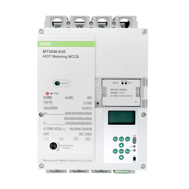 Durable professional Matis MT88M-630A 70KA 400V 50 Hz Dc molded case circuit breaker with CE and CCC Certificate
Durable professional Matis MT88M-630A 70KA 400V 50 Hz Dc molded case circuit breaker with CE and CCC Certificate