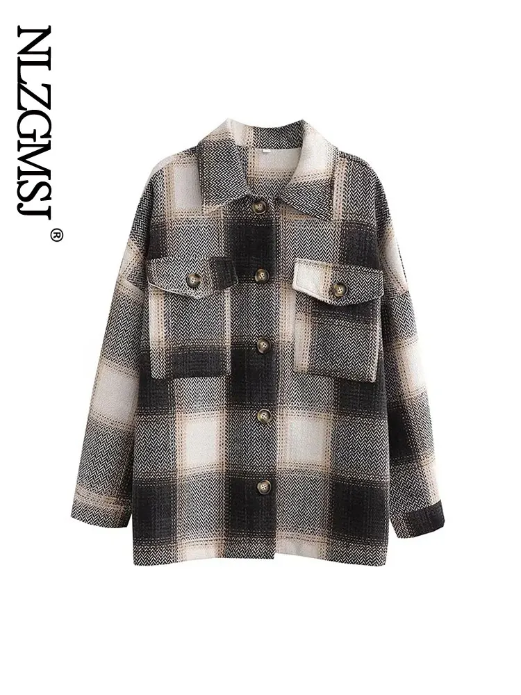Nlzgmsj Women Winter Coat For Women Fashion Long Sleeve Single Breasted Lapel Loose Jacket Autumn Chic Outerwear
Nlzgmsj Women Winter Coat For Women Fashion Long Sleeve Single Breasted Lapel Loose Jacket Autumn Chic Outerwear