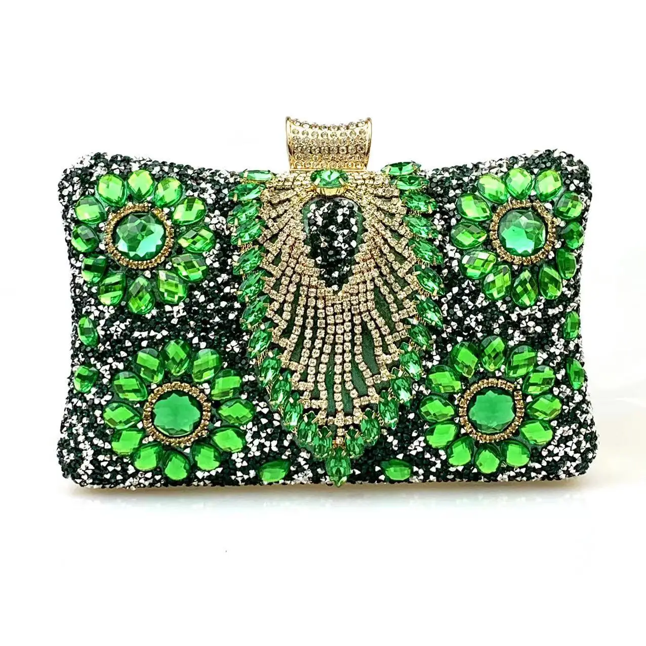 Women's Bag Multicolor Diamond Evening Bag Bride Crystal Flower Handbag Wallet Wedding Party Evening Bag
Women's Bag Multicolor Diamond Evening Bag Bride Crystal Flower Handbag Wallet Wedding Party Evening Bag