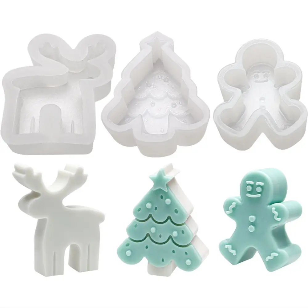 Clay Tools Cake Resin Mold Soap Making Christmas Candle Mold Snowman Tree Gingerbread 3D Art Wax Mold Silicone Mould
Clay Tools Cake Resin Mold Soap Making Christmas Candle Mold Snowman Tree Gingerbread 3D Art Wax Mold Silicone Mould