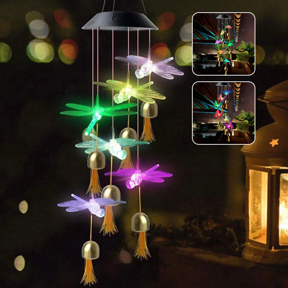 Solar Wind Chimes Light IP65 Waterproof LED Wind Chime Lamp Decor Light with Colorful Light Color for Home Courtyard Balcony
Solar Wind Chimes Light IP65 Waterproof LED Wind Chime Lamp Decor Light with Colorful Light Color for Home Courtyard Balcony