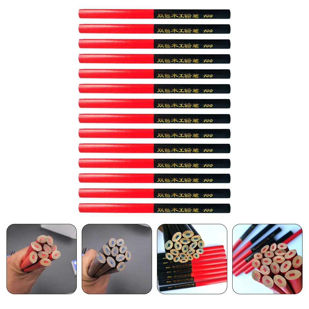 40Pcs Pencils Carpenter Pencils Hard Red Blue Lead Carpenter Marking Tool Construction Pencils for Outdoor
40Pcs Pencils Carpenter Pencils Hard Red Blue Lead Carpenter Marking Tool Construction Pencils for Outdoor