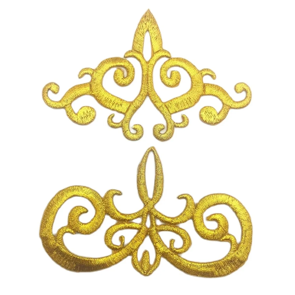 5 Pieces Gold Embroidered Iron On Appliques Gold Metallic Patches 3D Floral Cosplay
5 Pieces Gold Embroidered Iron On Appliques Gold Metallic Patches 3D Floral Cosplay