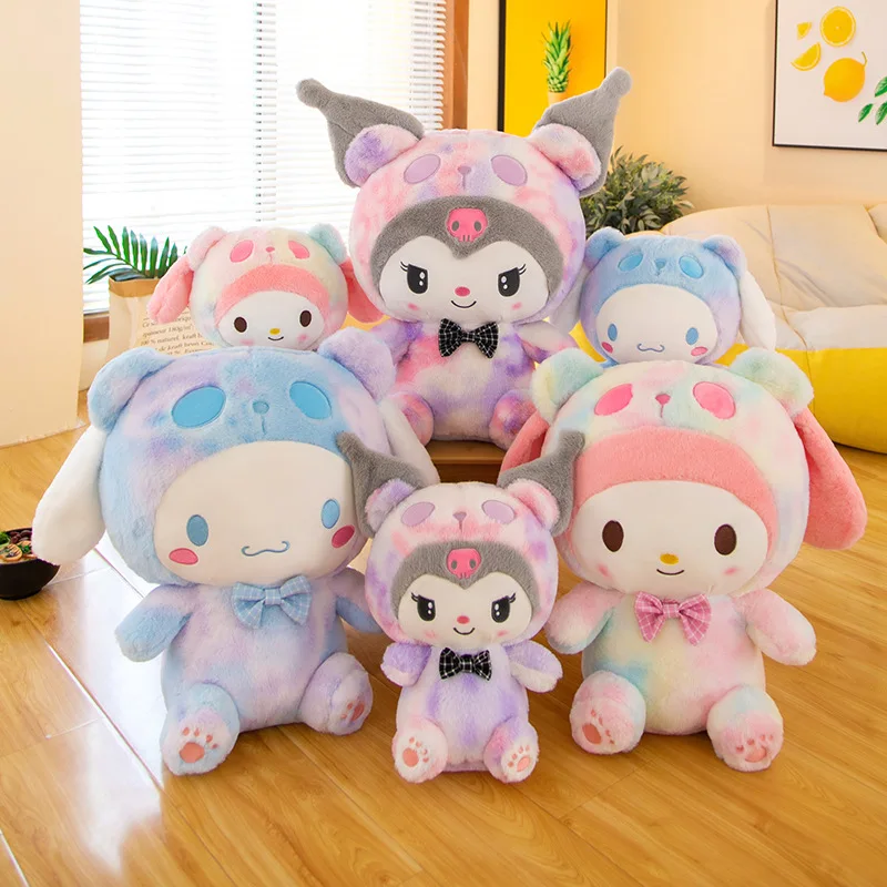 Sanrio Tie-Dye Kuromi Cinnamoroll My Melody плюшевая кукла для детей милые Мультяшные Аниме Мягкие игрушки мягкая подушка подарок на день рождения для девочек
Sanrio Tie-Dye Kuromi Cinnamoroll My Melody плюшевая кукла для детей милые Мультяшные Аниме Мягкие игрушки мягкая подушка подарок на день рождения для девочек