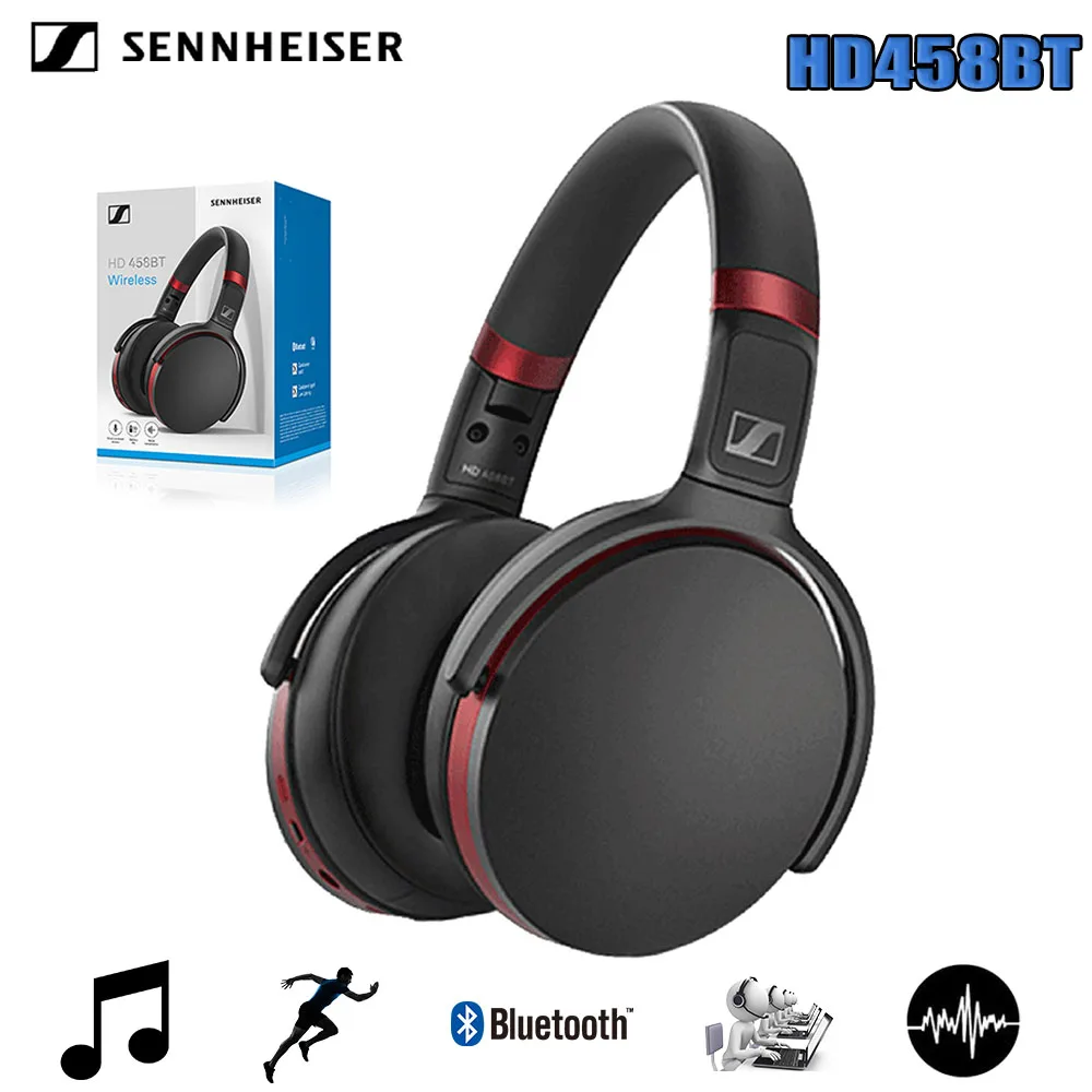 

Беспроводные наушники SENNHEISER HD458BT с активным шумоподавлением и поддержкой Bluetooth 5,0