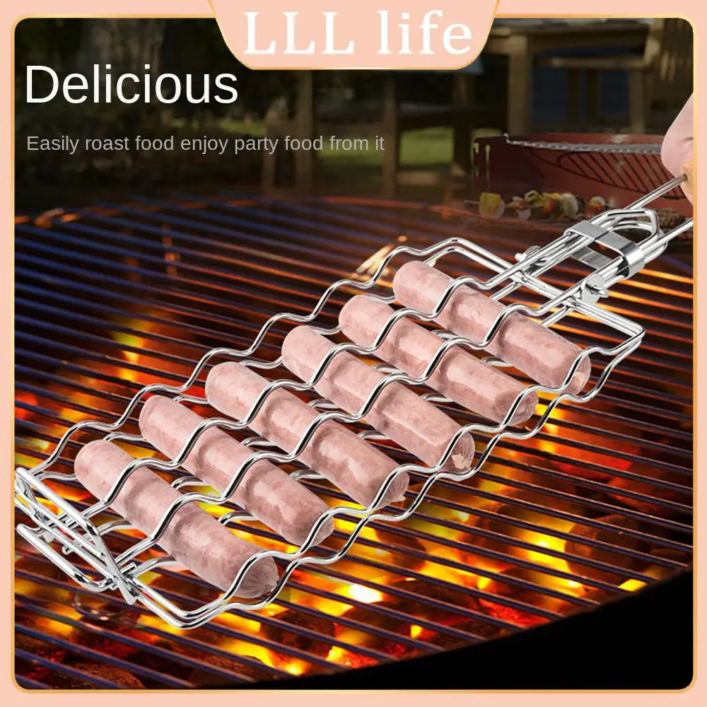 Suitable For A Variety Of Ingredients Sausage Barbecue Net Comfortable Grip Barbecue Grill Three-dimensional Space Capacity
Suitable For A Variety Of Ingredients Sausage Barbecue Net Comfortable Grip Barbecue Grill Three-dimensional Space Capacity