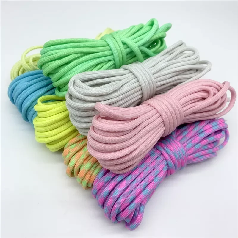 5Yards 4mm Luminous Parachute Cord Rope Lanyard Rope Mil Spec Type One Strand Climbing Camping Survival Equipment
5Yards 4mm Luminous Parachute Cord Rope Lanyard Rope Mil Spec Type One Strand Climbing Camping Survival Equipment
