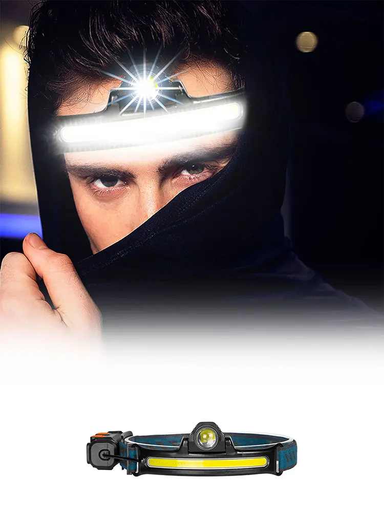 Rechargeable LED Headlamp Adjustment Headlamps Fast Charging headlight Dual Light Motion Sensor Headlight for Camping Running
Rechargeable LED Headlamp Adjustment Headlamps Fast Charging headlight Dual Light Motion Sensor Headlight for Camping Running