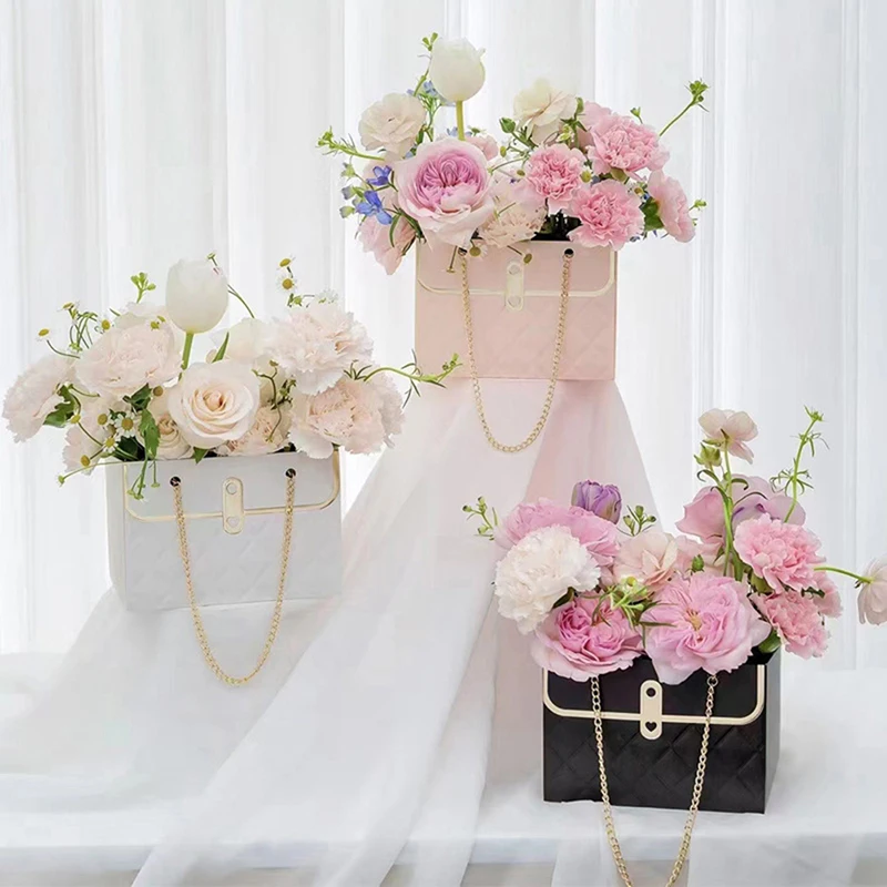 Portable Flower Box Rose Packaging Box Wrapping Paper Bag Gift Box Flower Shop Wedding Valentine's Day Birthday Party Gifts
Portable Flower Box Rose Packaging Box Wrapping Paper Bag Gift Box Flower Shop Wedding Valentine's Day Birthday Party Gifts