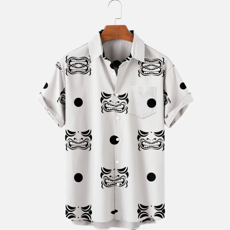 Новинка 2022, Мужской Повседневный дышащий топ на заказ, Модный летний Гавайский тотемный стиль с карманом 
Новинка 2022, Мужской Повседневный дышащий топ на заказ, Модный летний Гавайский тотемный стиль с карманом