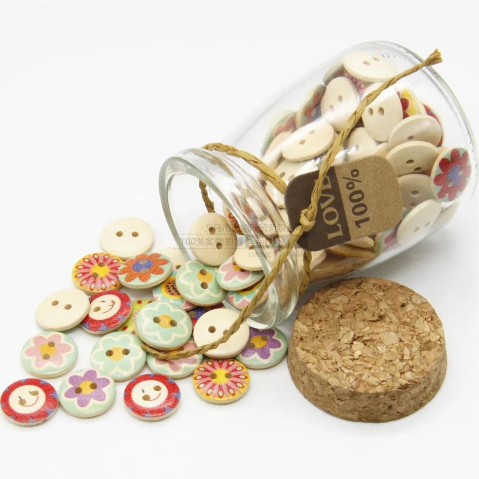 100pcs Mixed Random Flower Painting Round 2 Holes Wood Wooden Buttons for Sewing Crafting 15mmSuitable for children sweater DIY
100pcs Mixed Random Flower Painting Round 2 Holes Wood Wooden Buttons for Sewing Crafting 15mmSuitable for children sweater DIY