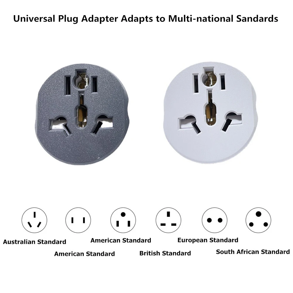 5PCS Universal Plug Adapter 16A 250V EU Adapter Converter 2 Round Socket USA US CN To EU Plug Travel Adapter
5PCS Universal Plug Adapter 16A 250V EU Adapter Converter 2 Round Socket USA US CN To EU Plug Travel Adapter