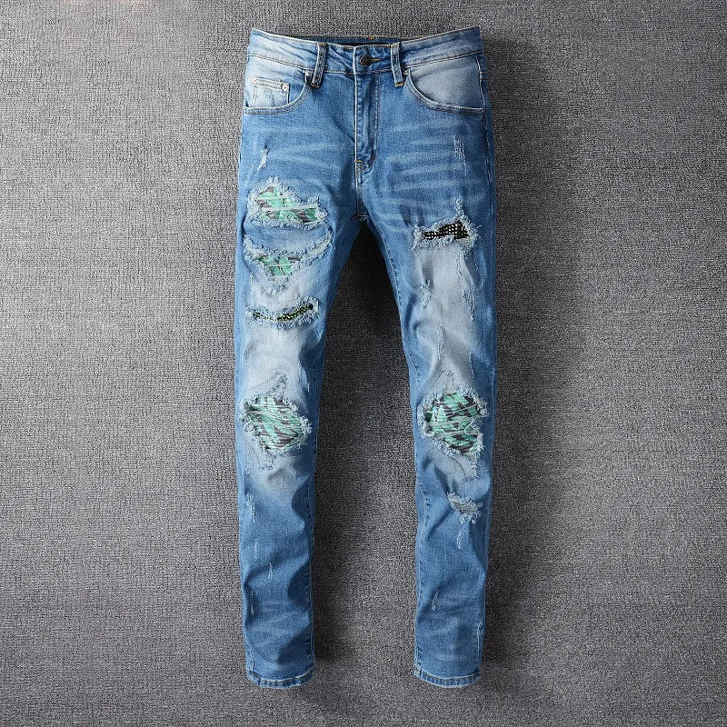 Street Retro Hole Patchwork Men Jean Noir Homme Motorcycle Pants Men's Punk Jeans Hip Hop Hole Ripped Designer Jeans Men's Pant
Street Retro Hole Patchwork Men Jean Noir Homme Motorcycle Pants Men's Punk Jeans Hip Hop Hole Ripped Designer Jeans Men's Pant