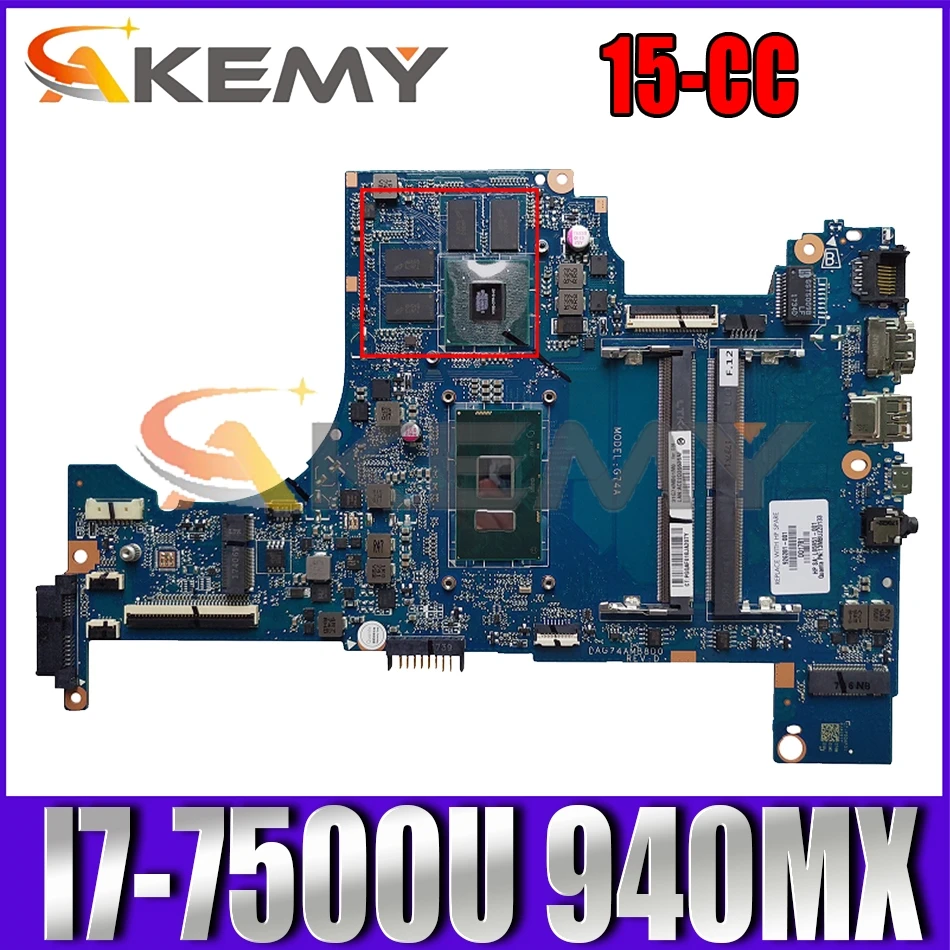 Материнская плата для ноутбука HP Pavilion 15-CC I7-7500U 940MX DAG74AMB8D0 N16S-GTR-S-A2 DDR4 материнская плата для ноутбука
Материнская плата для ноутбука HP Pavilion 15-CC I7-7500U 940MX DAG74AMB8D0 N16S-GTR-S-A2 DDR4 материнская плата для ноутбука