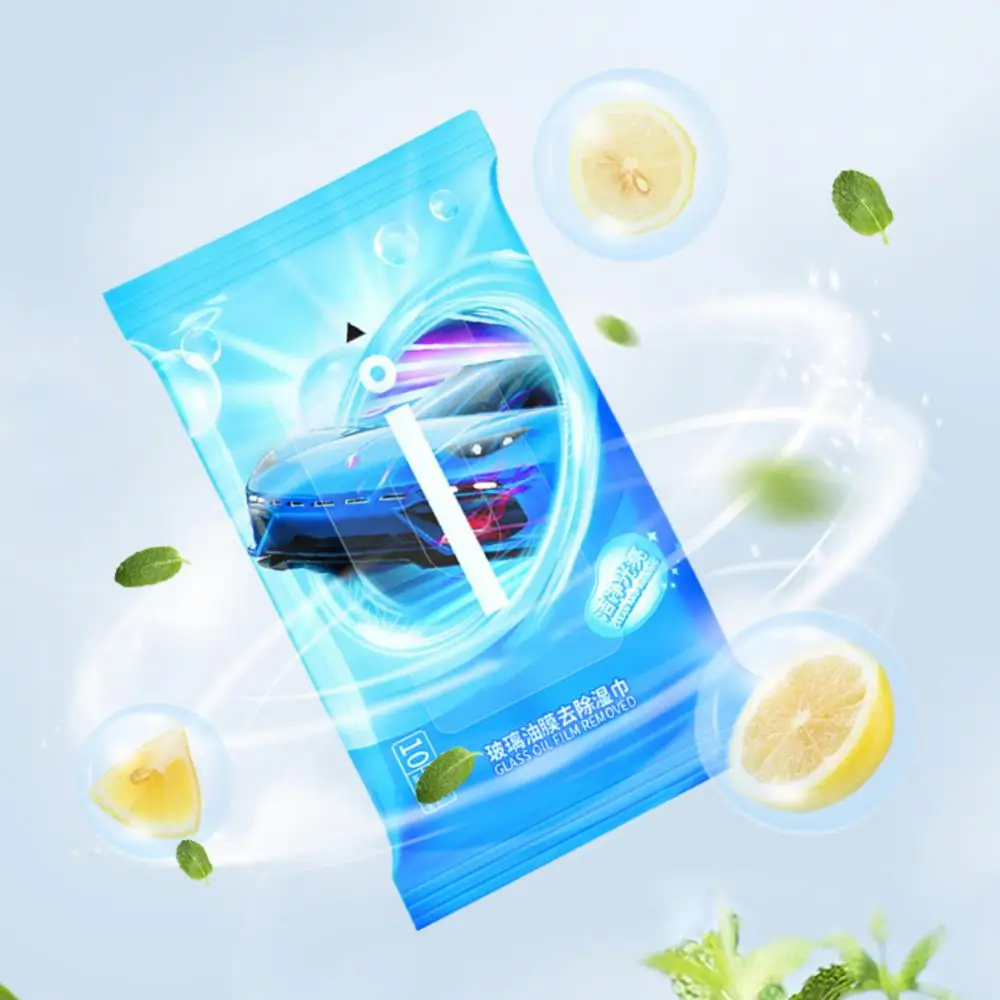 Universal Windshield Decontamination Cleaning Wipes Portable Durable Glass Oil Film Removal Wipes 10pcs
Universal Windshield Decontamination Cleaning Wipes Portable Durable Glass Oil Film Removal Wipes 10pcs
