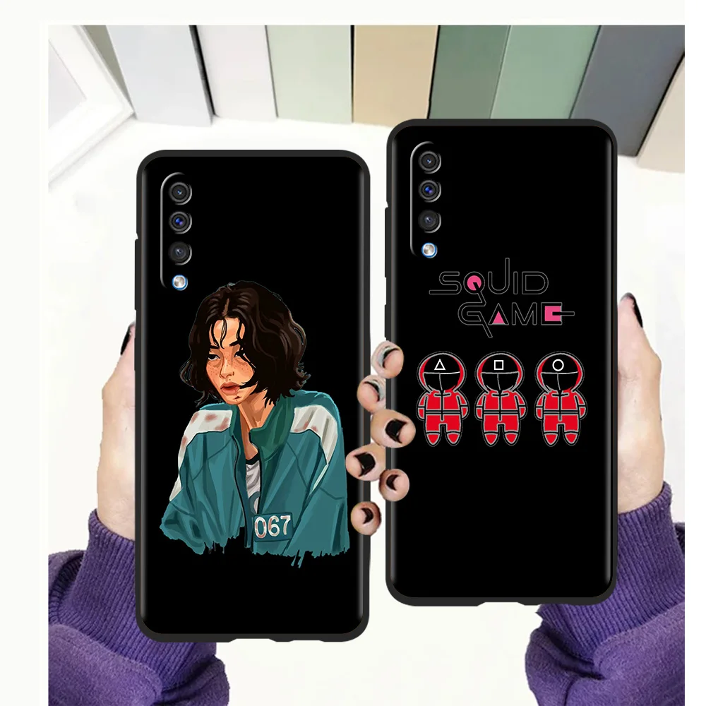 Korean Squid Game Phone Case For Samsung A12 A22 A02 A03 A03S A50 A70 A20 4G A10 A20S A30 5G Black Silicone Cover Shell TPU Bag
Korean Squid Game Phone Case For Samsung A12 A22 A02 A03 A03S A50 A70 A20 4G A10 A20S A30 5G Black Silicone Cover Shell TPU Bag