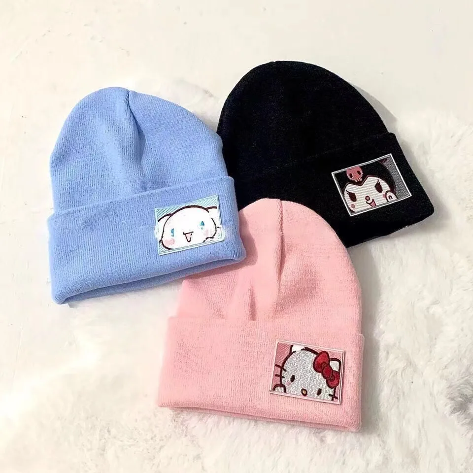 Kawaii Sanrioed аниме мультфильм серия Kuromi My melody Cinnamoroll KT cat шляпа пара Симпатичный свитер шляпа Девочка Сердце детский подарок
Kawaii Sanrioed аниме мультфильм серия Kuromi My melody Cinnamoroll KT cat шляпа пара Симпатичный свитер шляпа Девочка Сердце детский подарок