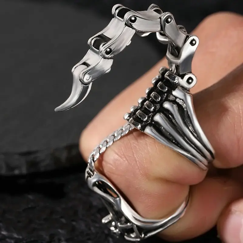 New Unisex Gothic Punk Dragon SkullVintage Removable Open Scorpion Ring Statement Jewelry Party Charm Knuckle Rings Jewelry
New Unisex Gothic Punk Dragon SkullVintage Removable Open Scorpion Ring Statement Jewelry Party Charm Knuckle Rings Jewelry