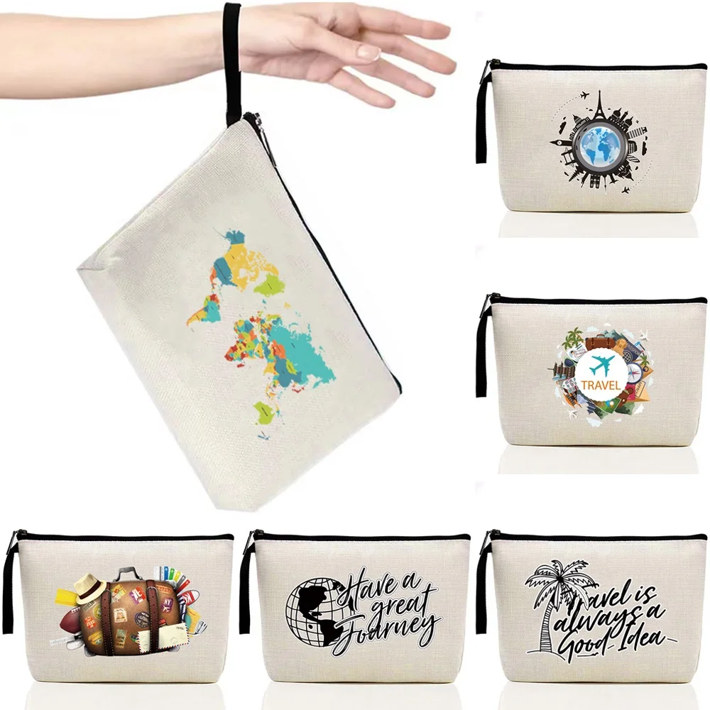 Makeup Bag All-match Travel Outdoor Women Travel Print Cosmetic Bag Portable Toiletries Organizer Lady Make Up Case Pencil Cases
Makeup Bag All-match Travel Outdoor Women Travel Print Cosmetic Bag Portable Toiletries Organizer Lady Make Up Case Pencil Cases