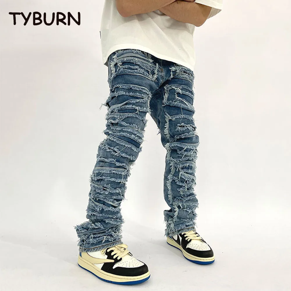 TYBURN Four Seasons Leisure High Street Heavy Industry моющиеся кошачьи волосы Haren патч Мужские джинсы оверсайз
TYBURN Four Seasons Leisure High Street Heavy Industry моющиеся кошачьи волосы Haren патч Мужские джинсы оверсайз