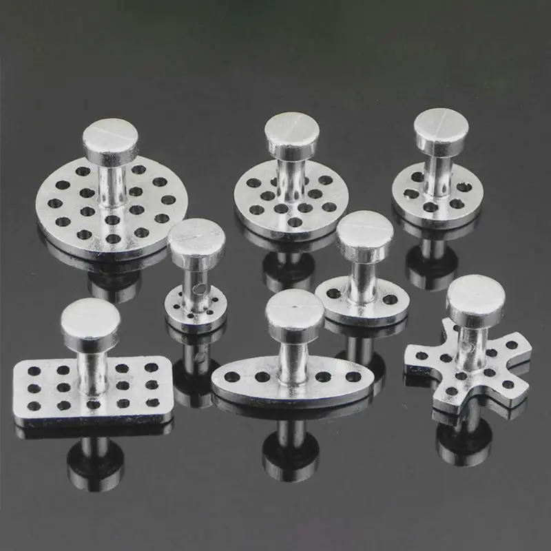 U90C Paintless Dent Repair Kit 8 Size Tools Dent Puller Tabs Automotive Body Repair Dent Removal Tools for Hail Damage
U90C Paintless Dent Repair Kit 8 Size Tools Dent Puller Tabs Automotive Body Repair Dent Removal Tools for Hail Damage