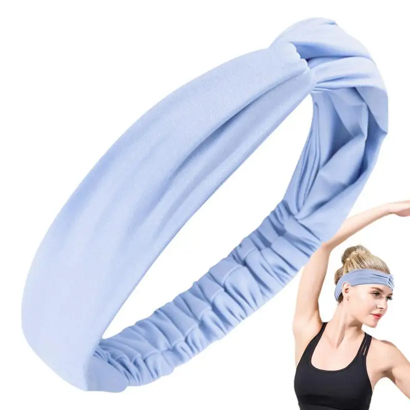 

Stretchy Headbands For Women Head Bands For Women's Hair Strong Elasticity Non-Slip Fun Twist Knot Not Pulling Hair For Reunion