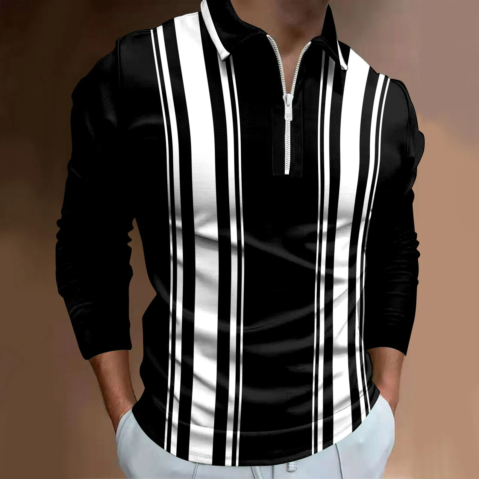 Футболка мужская компрессионная с длинным рукавом, модная Свободная рубашка с лацканами, на молнии, с 3D Цифровым принтом, Топ с длинным рука...
Футболка мужская компрессионная с длинным рукавом, модная Свободная рубашка с лацканами, на молнии, с 3D Цифровым принтом, Топ с длинным рука...