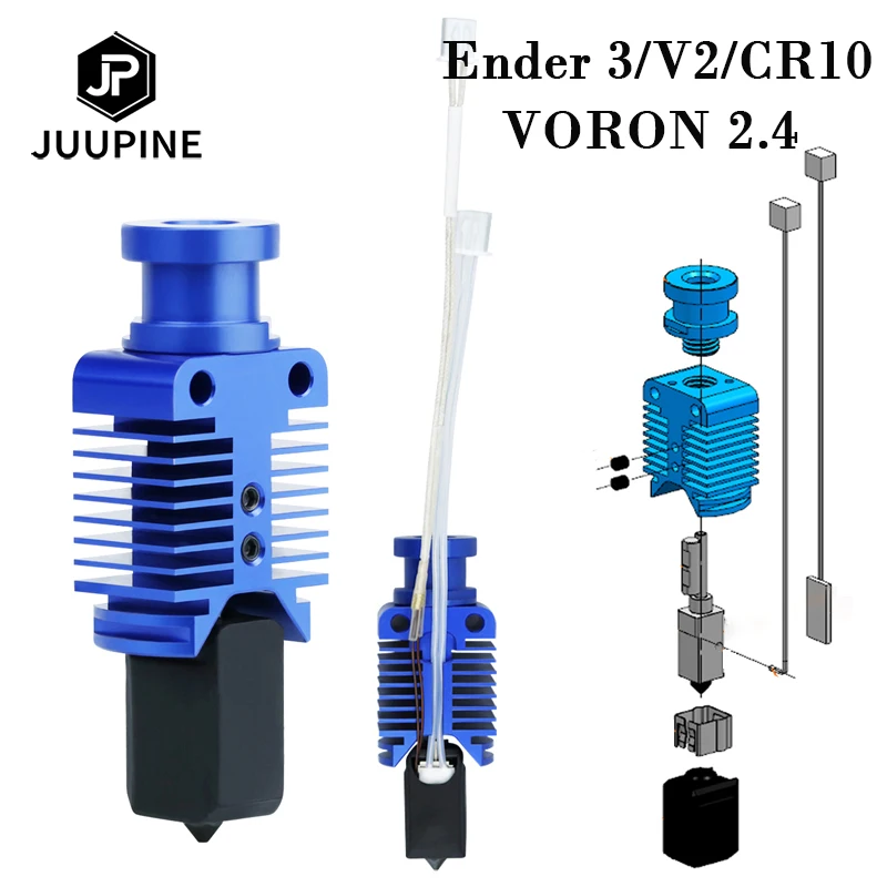 Upgrade Hotend Kit For Ender 3/CR10/VORON 2.4 Hi-End Extruder J-head for Ender 3 V2 CR10S 3D Fast Printing High Speed Print Head
Upgrade Hotend Kit For Ender 3/CR10/VORON 2.4 Hi-End Extruder J-head for Ender 3 V2 CR10S 3D Fast Printing High Speed Print Head
