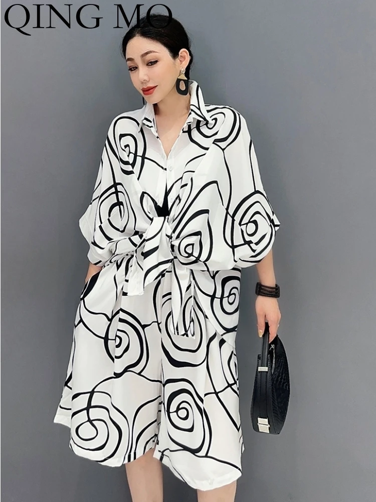 QING MO 2023 New Autumn Women Bat Sleeve Cardigan Shirt Casual Capris Two Piece Fashion Girl Personalized Matching Sets ZY168A
QING MO 2023 New Autumn Women Bat Sleeve Cardigan Shirt Casual Capris Two Piece Fashion Girl Personalized Matching Sets ZY168A