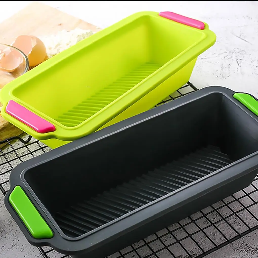 Silicon Bicolor Bakeware Oblong Toast Bake Mold Non-stick High-heat Resistant Baking Tray Colorful
Silicon Bicolor Bakeware Oblong Toast Bake Mold Non-stick High-heat Resistant Baking Tray Colorful