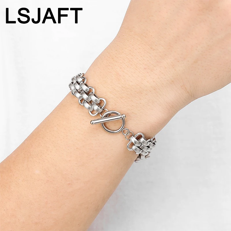 INS Fashion Cuban Link Chain Bracelet Women Men Chunky Thick Watch Bang Chain Bracelet Jewelry Silver Christmas Gift Party
INS Fashion Cuban Link Chain Bracelet Women Men Chunky Thick Watch Bang Chain Bracelet Jewelry Silver Christmas Gift Party