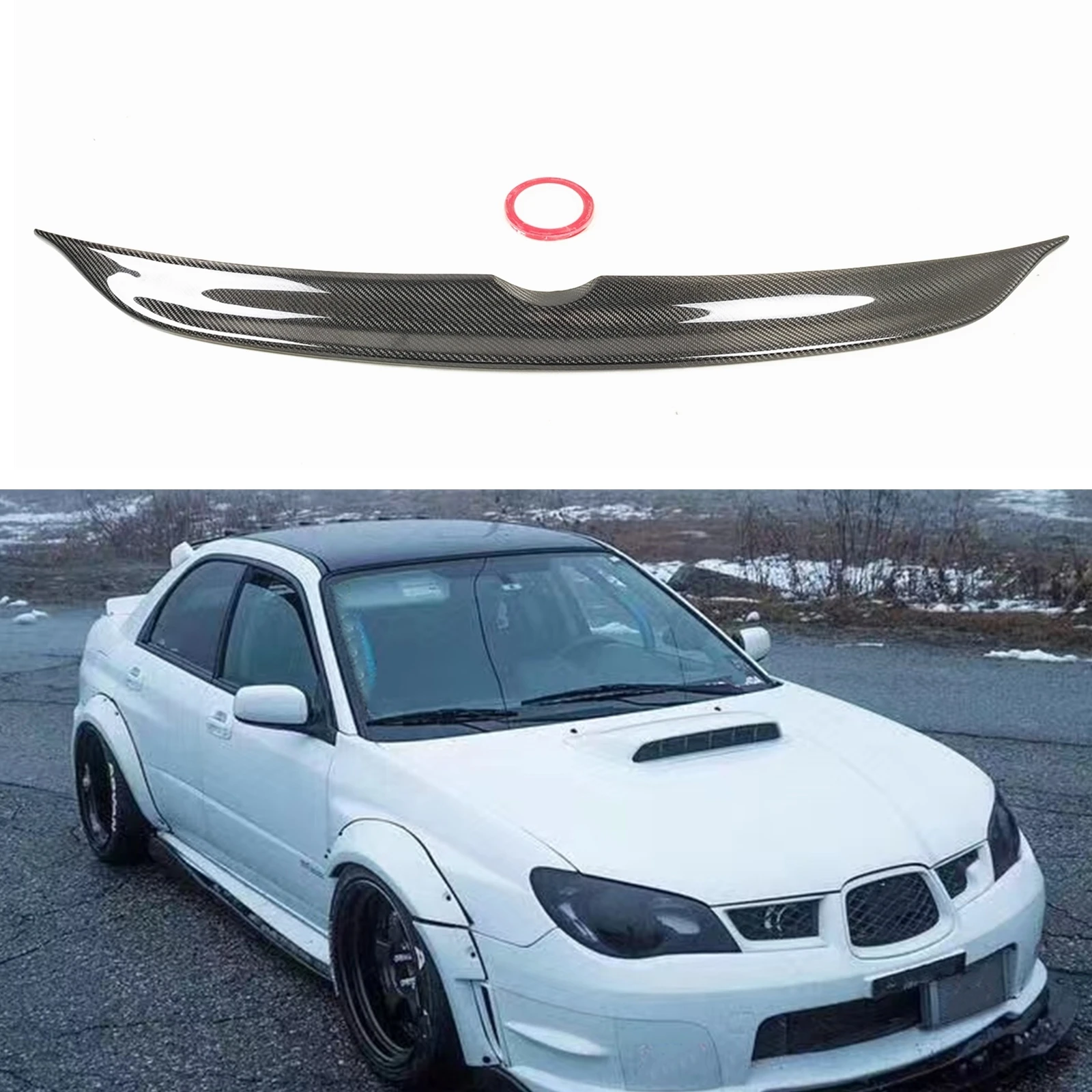 Carbon Fiber Car Rear Trunk Tailgate Lid Spoiler Wing Flap Trim Splitter Lip For Subaru Impreza 9th WRX STI 2006-2007
Carbon Fiber Car Rear Trunk Tailgate Lid Spoiler Wing Flap Trim Splitter Lip For Subaru Impreza 9th WRX STI 2006-2007