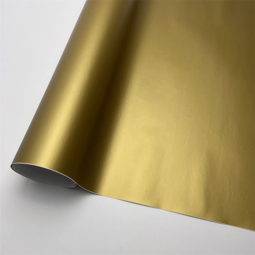 Матовая золотая виниловая пленка, автомобильная пленка, фольга, авто наклейки «сделай сам» с каналами выпуска воздуха
Матовая золотая виниловая пленка, автомобильная пленка, фольга, авто наклейки «сделай сам» с каналами выпуска воздуха