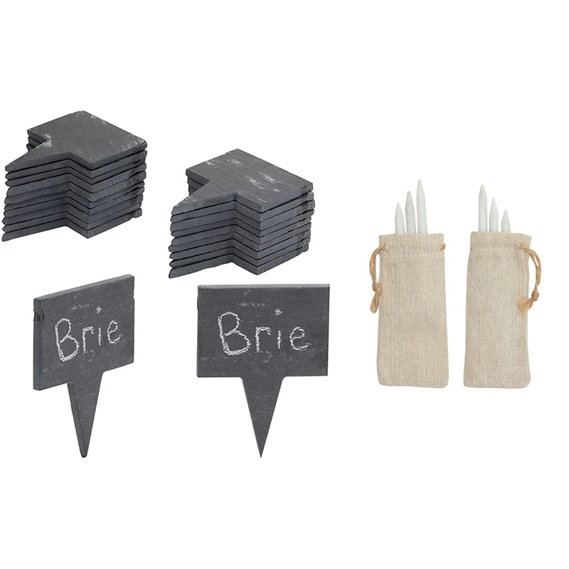 ABSF 20 Slate Stone Cheese Labels For Charcuterie Board With 6 Chalks, 2 Storage Bags (28 Piece Set)
ABSF 20 Slate Stone Cheese Labels For Charcuterie Board With 6 Chalks, 2 Storage Bags (28 Piece Set)
