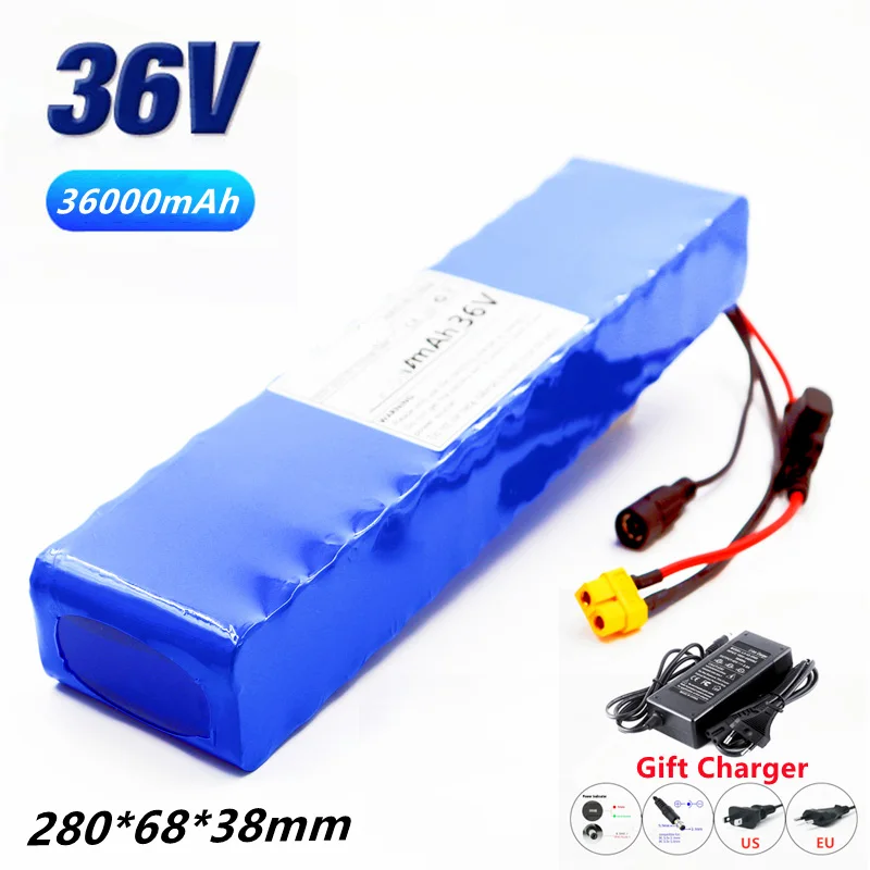 36V 36Ah 18650 Rechargeable lithium Battery pack 10S3P 500W High power for Modified Bikes Scooter Electric Vehicle With Bms Fuse
36V 36Ah 18650 Rechargeable lithium Battery pack 10S3P 500W High power for Modified Bikes Scooter Electric Vehicle With Bms Fuse