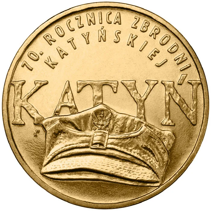 Памятные монеты в Польшу 2010, 70 годовщину трагедии Katyn Forest, 2 Zlotti, 100% оригинал
Памятные монеты в Польшу 2010, 70 годовщину трагедии Katyn Forest, 2 Zlotti, 100% оригинал