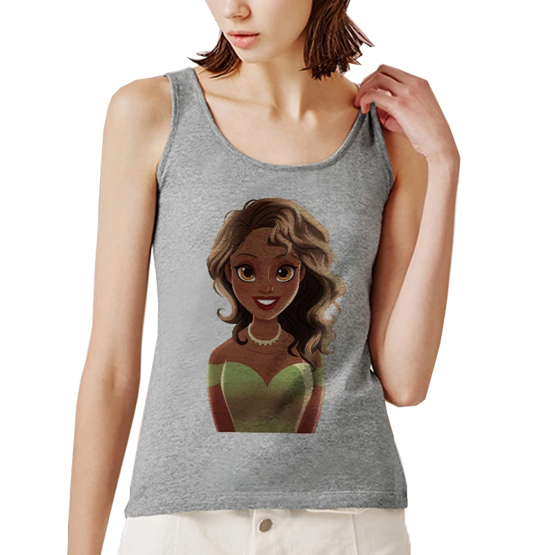 2022 Fashion Summer Women's Y2K Short Tank Top Disney Princess Print Sexy Stretch Camisole Sleeveless Tank Top Party Top 
2022 Fashion Summer Women's Y2K Short Tank Top Disney Princess Print Sexy Stretch Camisole Sleeveless Tank Top Party Top