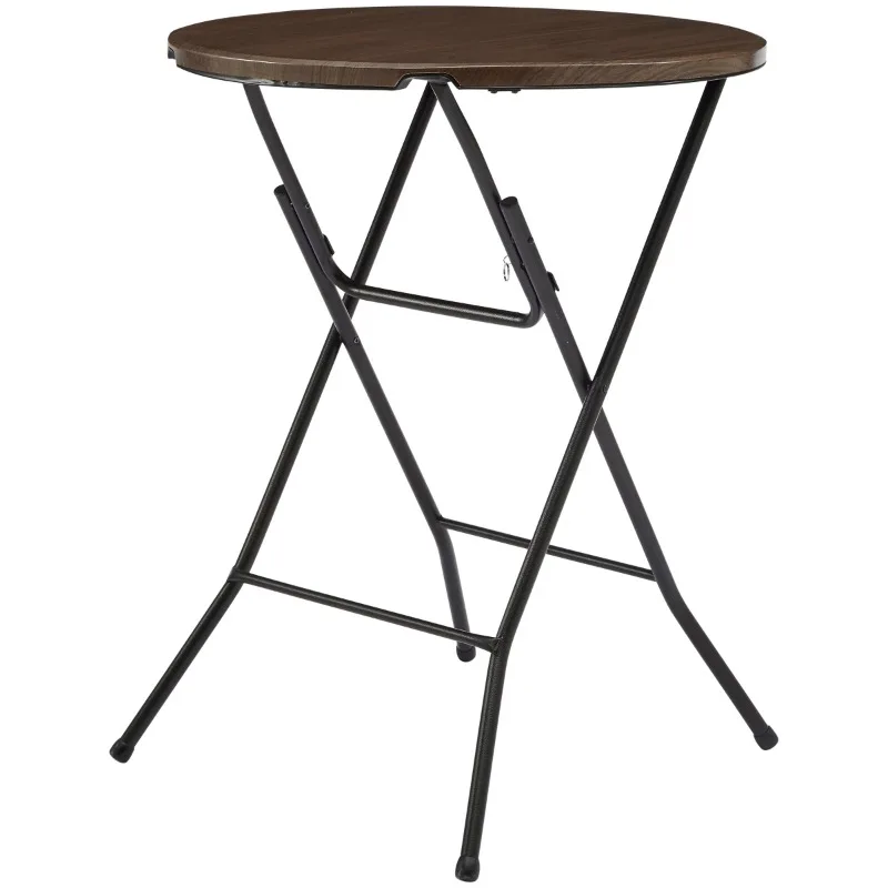 Mainstays 31" Round High-Top Folding Table, Walnut 
Mainstays 31" Round High-Top Folding Table, Walnut