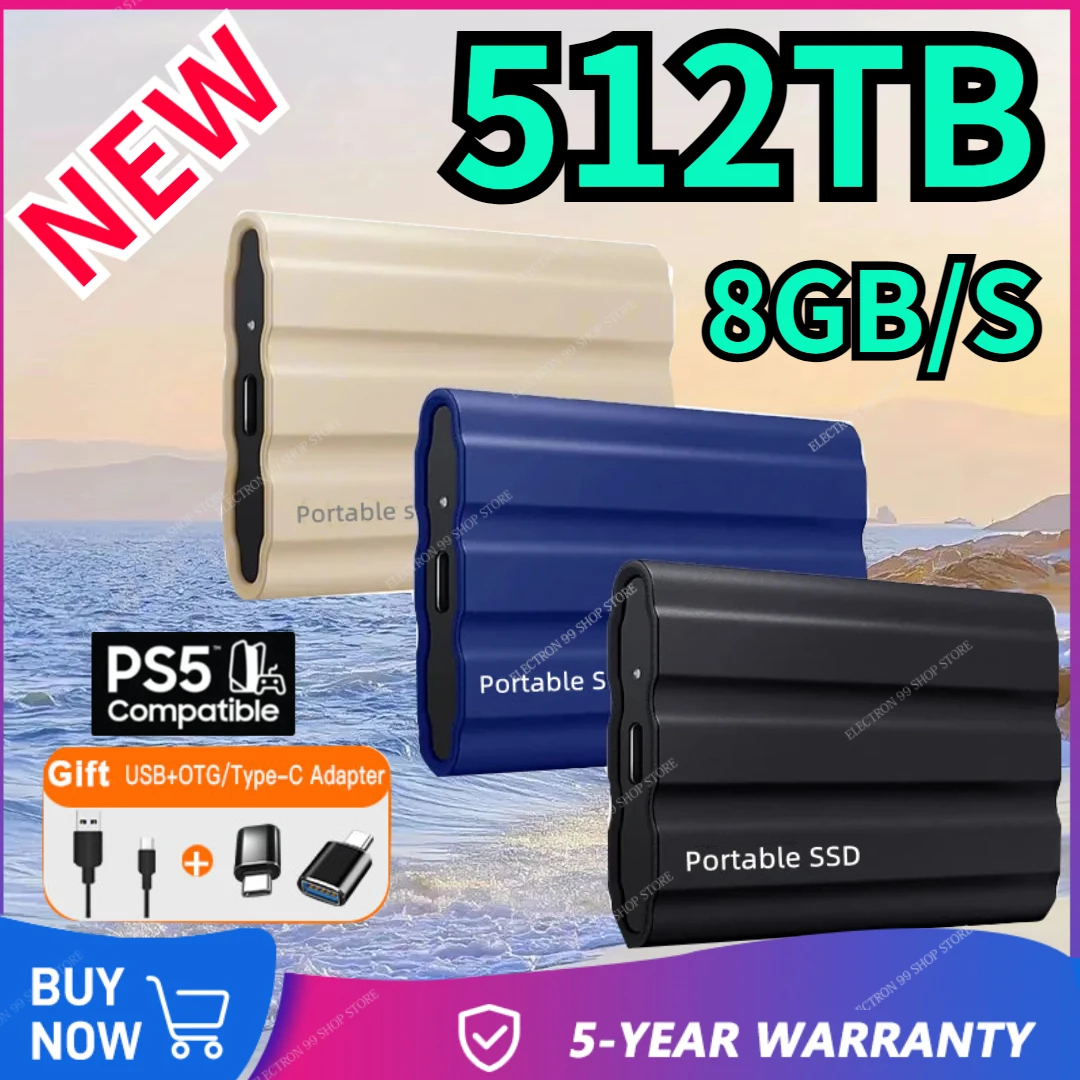 500TB Hot External Mobile Solid State Drive Flash 128TB TypeC USB3.1 Mini Slim High Speed Transfer SSD 1TB Flash Memory Device
500TB Hot External Mobile Solid State Drive Flash 128TB TypeC USB3.1 Mini Slim High Speed Transfer SSD 1TB Flash Memory Device
