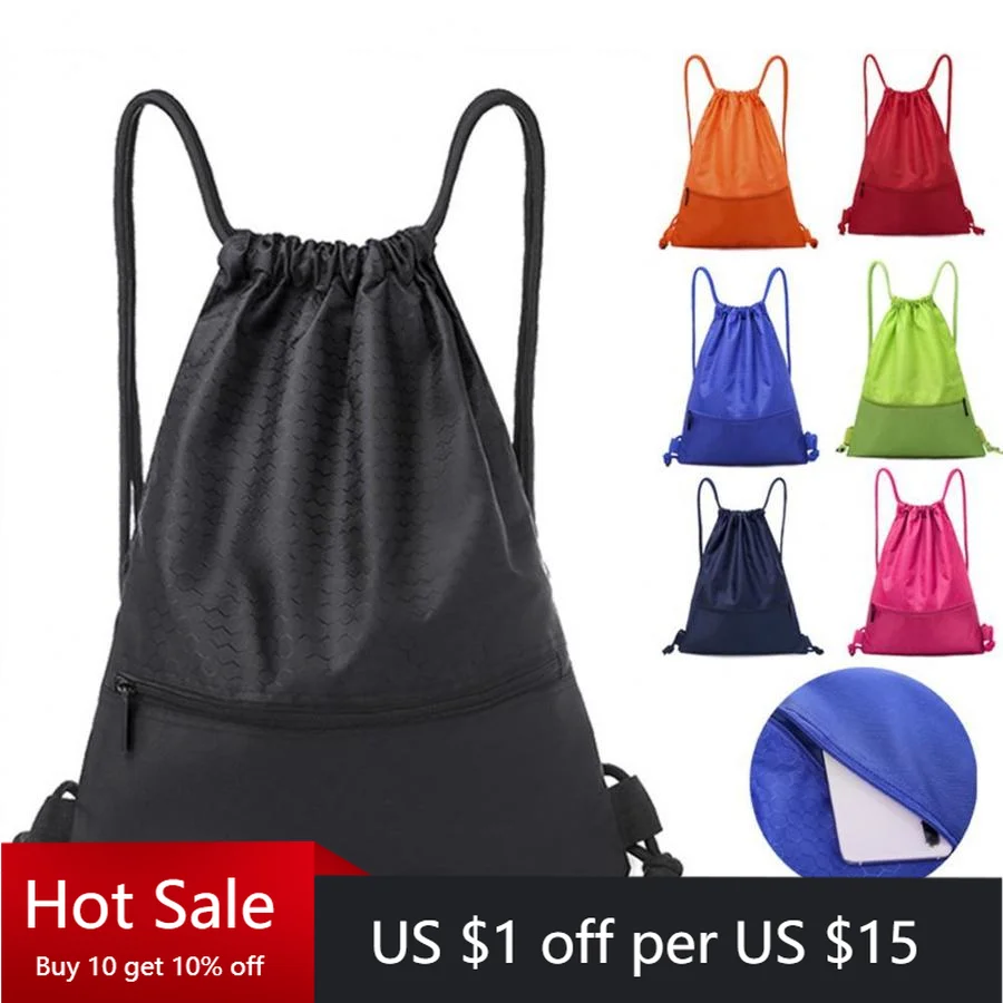 Large Capacity Nylon Waterproof Zipper Backpack Outdoor Sport Storage Bag Thick Rope Ball Bag Universal Fitness Drawstring Bag
Large Capacity Nylon Waterproof Zipper Backpack Outdoor Sport Storage Bag Thick Rope Ball Bag Universal Fitness Drawstring Bag
