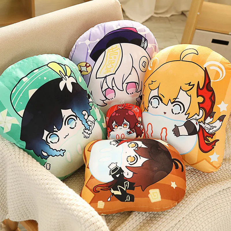 Genshin Impact Cartoons Anime Game Peripheral Sofa Cushion Pillow Diluc Tartaglia Barbatos Klee Zhong Li Stuffed Plush Doll Gift
Genshin Impact Cartoons Anime Game Peripheral Sofa Cushion Pillow Diluc Tartaglia Barbatos Klee Zhong Li Stuffed Plush Doll Gift