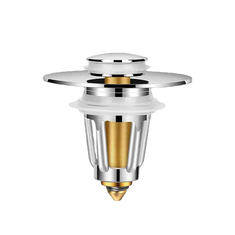 Bathroom Sink Bounce Sink Drain Filter Anti Clogging Stainless Steel Sink Plug 1.11.5in Wash Basin Drain Strainer Hair Catcher
Bathroom Sink Bounce Sink Drain Filter Anti Clogging Stainless Steel Sink Plug 1.11.5in Wash Basin Drain Strainer Hair Catcher