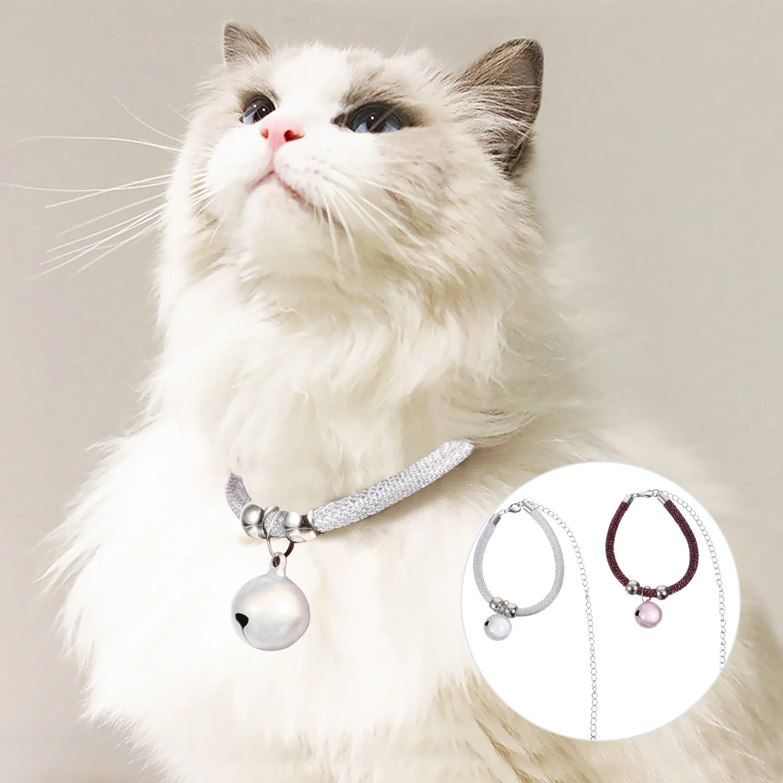 Collar Bell Catkitten Puppy Dog Bling Pet Chain Necklace Birthday Gift Safe Adjustable Crystal Supplies Dogs Wedding Breakaway
Collar Bell Catkitten Puppy Dog Bling Pet Chain Necklace Birthday Gift Safe Adjustable Crystal Supplies Dogs Wedding Breakaway