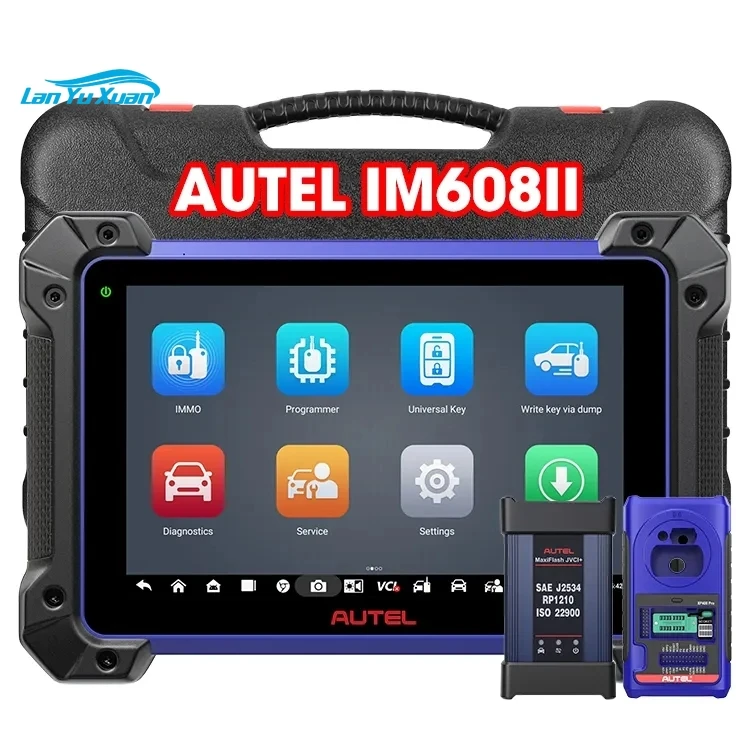 Оригинальный Автомобильный сканер 2023 Autel MaxiIM IM608 II IMMO и программирование ключей Pro
