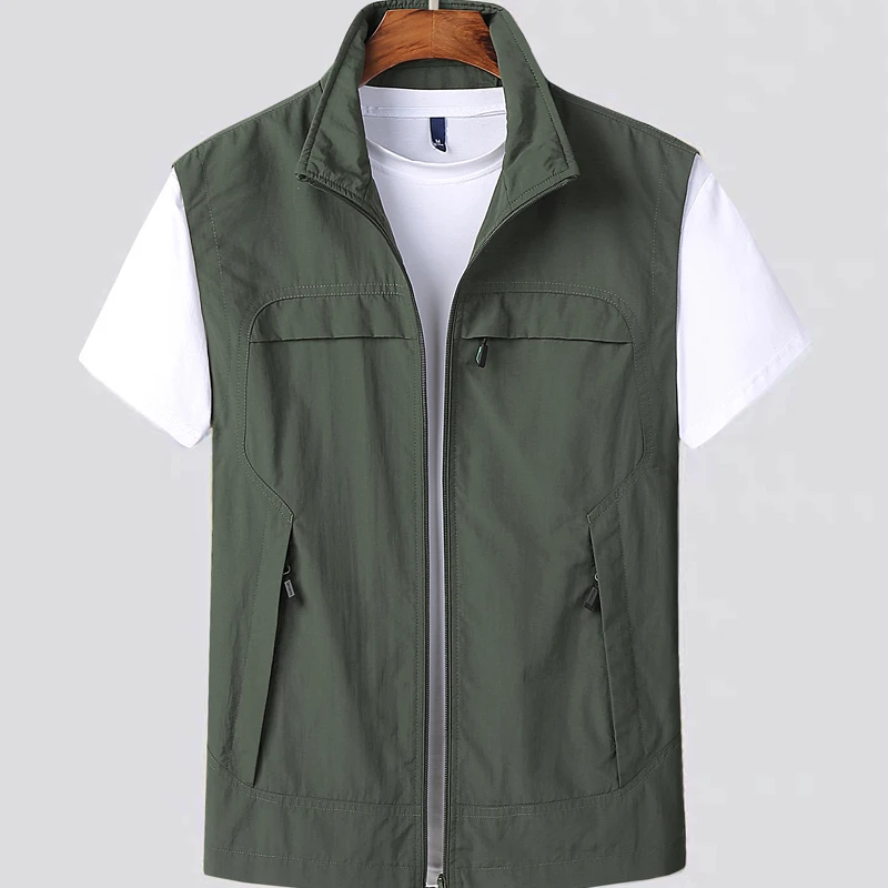 Men's Casual Summer Vest Sportswear Waistcoat Multi Pocket Photograph Fishing Climbing Sleeveless Vests Men Clothing Streetwear
Men's Casual Summer Vest Sportswear Waistcoat Multi Pocket Photograph Fishing Climbing Sleeveless Vests Men Clothing Streetwear